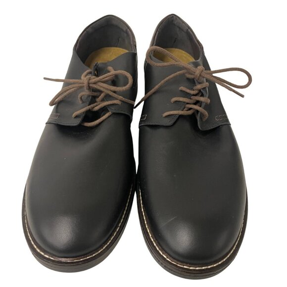 Naot Mens Chief Lace Dress Shoes Oxfords EU 45 US M 12 Black Raven Leather NWOB main image 5